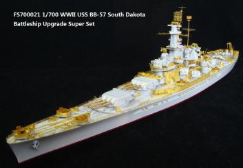 USS South Dakota BB-57 Super Set for Trumpeter 05760 