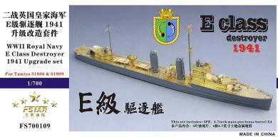 WWII Royal Navy E-Class Destroyer 1941 upgrade set 