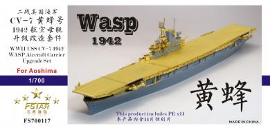 WWII aircraft carrier USS Wasp CV-7 upgrade set for Aoshima 