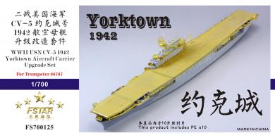 WWII USS Yorktown CV-5 1942 Aircraft Carrier upgrade set 