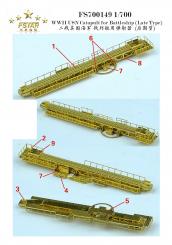 WWII USN Catapult for Battleship (late Type) x4 