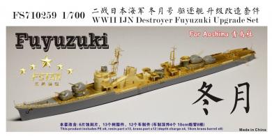 WWII IJN Destroyer Fuyuzuki upgrade set for Aoshima 