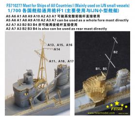 Mast for Ships of all Countries I (mainly used on IJN small Vessels) 
