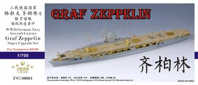 WWII German Navy Aircraft Carrier Graf Zeppelin super upgrade set for Trumpeter 06709 