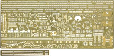 1/700 Photo-Etched Parts for Japanese battleship Nagato 1941 