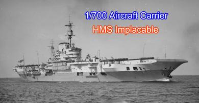HMS Implacable class aircraft carrier 