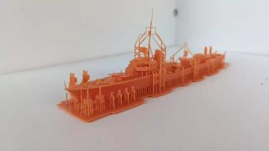 1/700 German Torpedoboat T-61 class 3D printed 