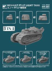 1/72 Renault FT-17 Tank (three-in-one) 