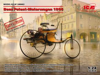 Benz Patent-Motorwagen 1886 EASY version (plastic wheelspokes) 