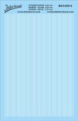 Streifen Weiss 0,25 mm Stripes White 