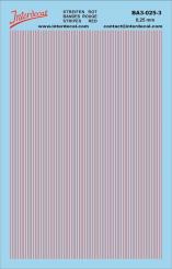 Streifen Rot 0,25 mm Stripes Red 