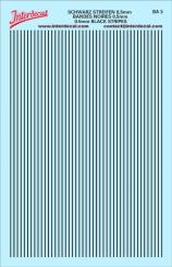 Streifen Schwarz 0,5 mm Stripes Black 