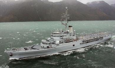 French Navy Jeanne d'Arc Helicopter Carrier R97 