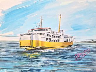 1/700 Akashi Awaji Ferry Asakaze Maru Resin Kit Waterline Full Hull Selection Type 