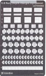 Depth charges equipment US Navy WWII 