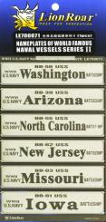 US Nameplates Naval Vessels Ser. II 