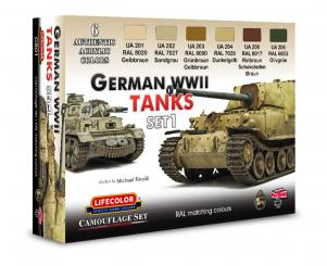 German WWII Tanks Set 1 