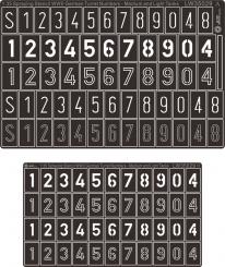 1:35 WWII German Turret Numbers and Letters Medium and Light Tanks - Solids and Outlines 