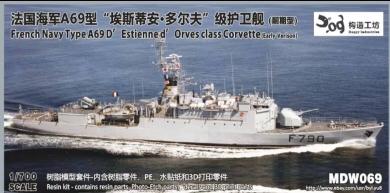 1/700 French Navy Type A69 D'Estienne d'Orves class Corvette (early version) 
