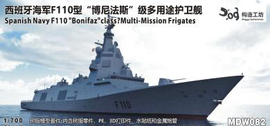 Spanish Navy F110 Bonifaz Class Multi-Mission Frigate 