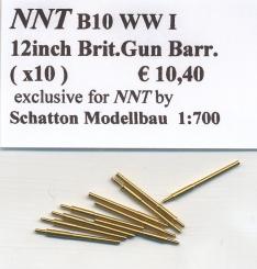 12inch Brit. Barr. WWI (x10) 