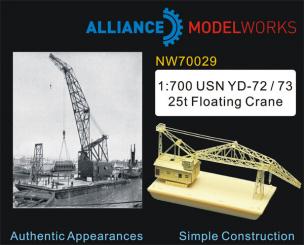 USN YD-72 / 73 25t Floating Crane 