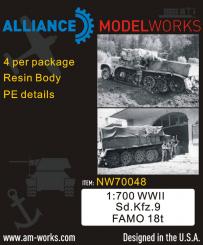 WWII Sd.Kfz. 9 FAMO 18t (x4) 