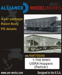 WWII USRA Hoppers (railcar) (x4) 