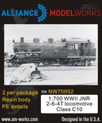 WWII JNR 2-6-4T locomotive Class C10 (x2) 