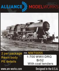 WWII German DRG BR52 with coal Tenders (x2) 