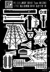 Akizuki DD-161 /JMSDF Defense Ship etched parts 