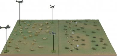 1/700 German-Soviet War 1943 Tank Battle of Kursk 