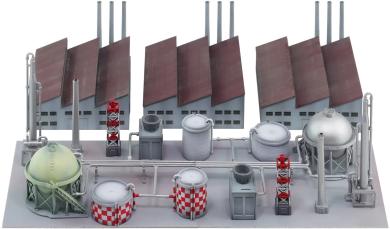 1/700 Structure Set 7 (Factory and Plant Facilities) 