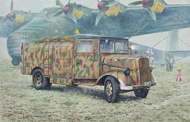 Opel Blitz Tankwagen Flugbetriebsstoff Kesselkraftwagen (Kfz.385) 