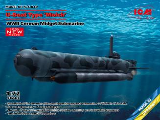U-Boat Type Molch - WWII German Midget Submarine  