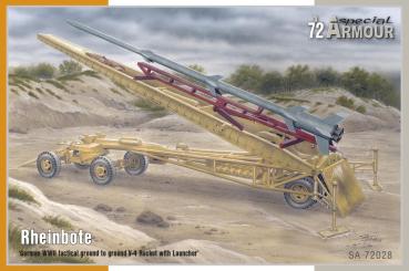 1/72 Rheinbote "German WWII tactical ground to ground V-4 Rocket with launcher" 