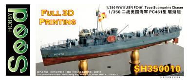 WWII USN Type PC-461 Submarine Chaser 3D printed 