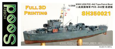 WWII USN Type PCE-842 Class Patrol Boat 3D printed 