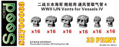 1/700 WWII IJN Vents for Vessels IV (x96) 