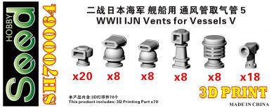 1/700 WWII IJN Vents for Vessels V (x70) 