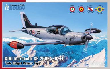 1/72 SIAI-Marchetti SF-260EA/D/W "Late Bulged Canopy Type" 