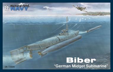 1/72 Biber german Midget Submarine 