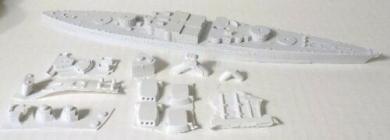 USS South Dakota BB-49 1921 Design 16" guns 