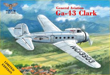 1/72 General Aviation GA-43 Clark airliner (Western Air Express service) 