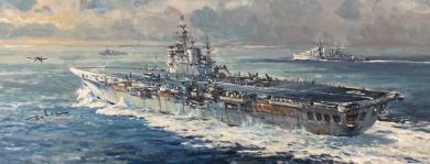 HMS Triumph Aircraft Carrier 1947 