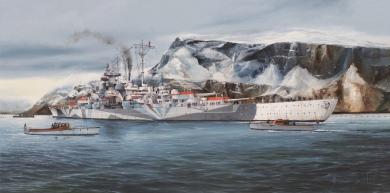 Tirpitz German Battleship  