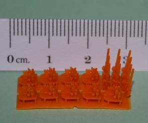 5in/38 pedestal mount dual purpose guns - Mk21/Mk24 (8 pcs) 