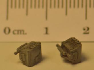 Mk 33 Gun Directors (late, enclosed) x2 and Mk 51 Directors x12 