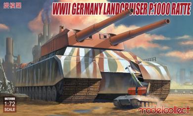 WWII German Landcruiser P.1000 Ratte 1/72 
