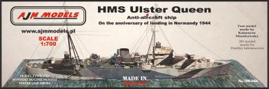 HMS Ulster Queen Anti-Aircraft Ship (Normandy 1944) 